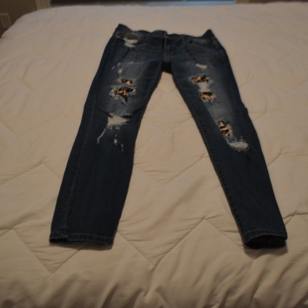 Leopard Patch Judy Blue Jeans